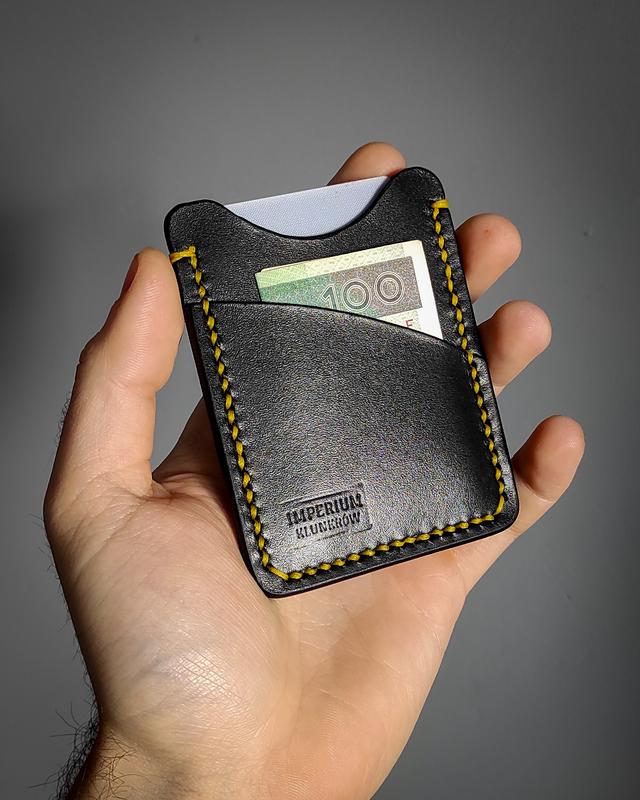 Skórzany portfel EDC na karty i gotówkę